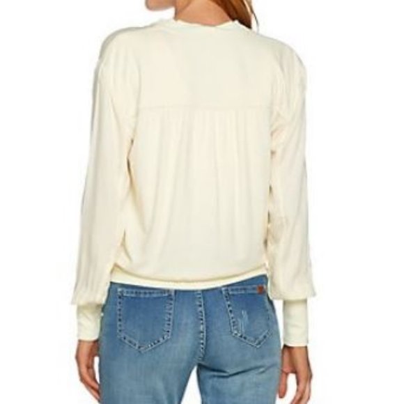 Peace Love World Zip Front Summer Bomber Jacket - Picture 2 of 2